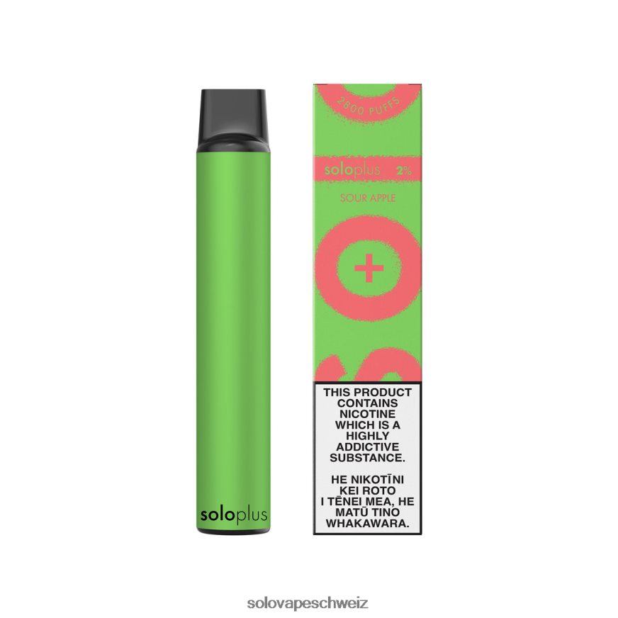saurer Apfel Solo Plus Einweg-Vapor VXT6N230 | Vape Solo Einweg